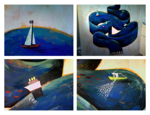 Les oeuvres d'Alexandra Desjardins Exposition « Le Son Voyage Plus Vite Dans L’Eau »