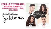 Là-bas Deuxième extrait de Génération Goldman Marie-Mai en duo avec Baptiste Giabiconi! Là-bas Deuxième extrait de Génération Goldman Marie-Mai en duo avec Baptiste Giabiconi!