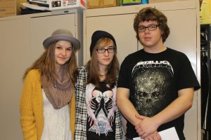 Lauréats Charlesbourg Marianne Poirier, Justine Massicotte et William Dakin