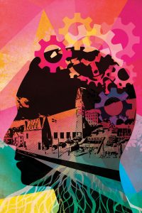 Jennifer Allain-Meunier, gagnante du concours d'affiche relatif au 25e anniversaire du Musée de la civilisation à Québec