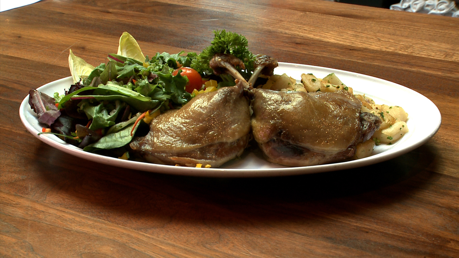 Le Confit de canard à la sarladaise du Café du Monde
