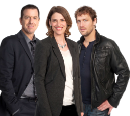 Patrice Robitaille, Hélène Florent, Kevin Parent
