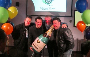 Mike Ward, Sylvain Parent-Bédard, Dominc Paquet et P.-A. Méthot