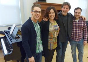 Jérôme Tremblay, Katee Julien, John Gilbert et Yannick Vézina