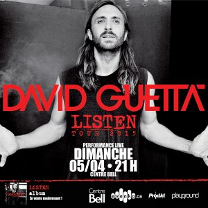 Bal en blanc - David Guetta le 5 avril au Centre Bell