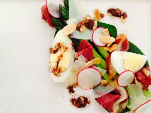 Salade d'asperges vertes de l'Île d'Orléans