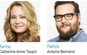 Boomerang avec Catherine-Anne Toupin et Antoine Bertrand © photo: courtoisie de TVA