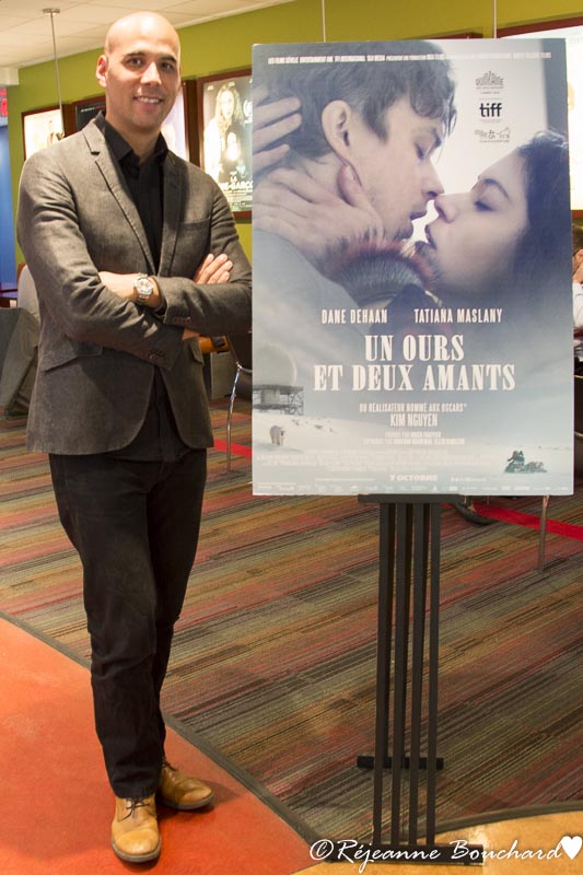 avec l'affiche Un ours et deux amants (two lovers and a bear),