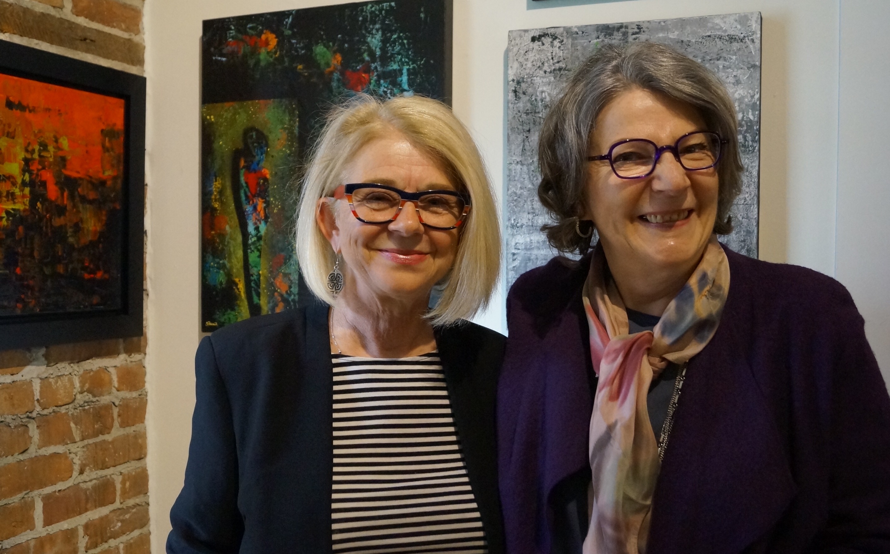 Madeleine Dubé et Brigitte Michaud