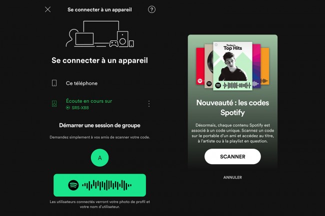 Écouter de la musique entre amis grâce à Spotify Group Session