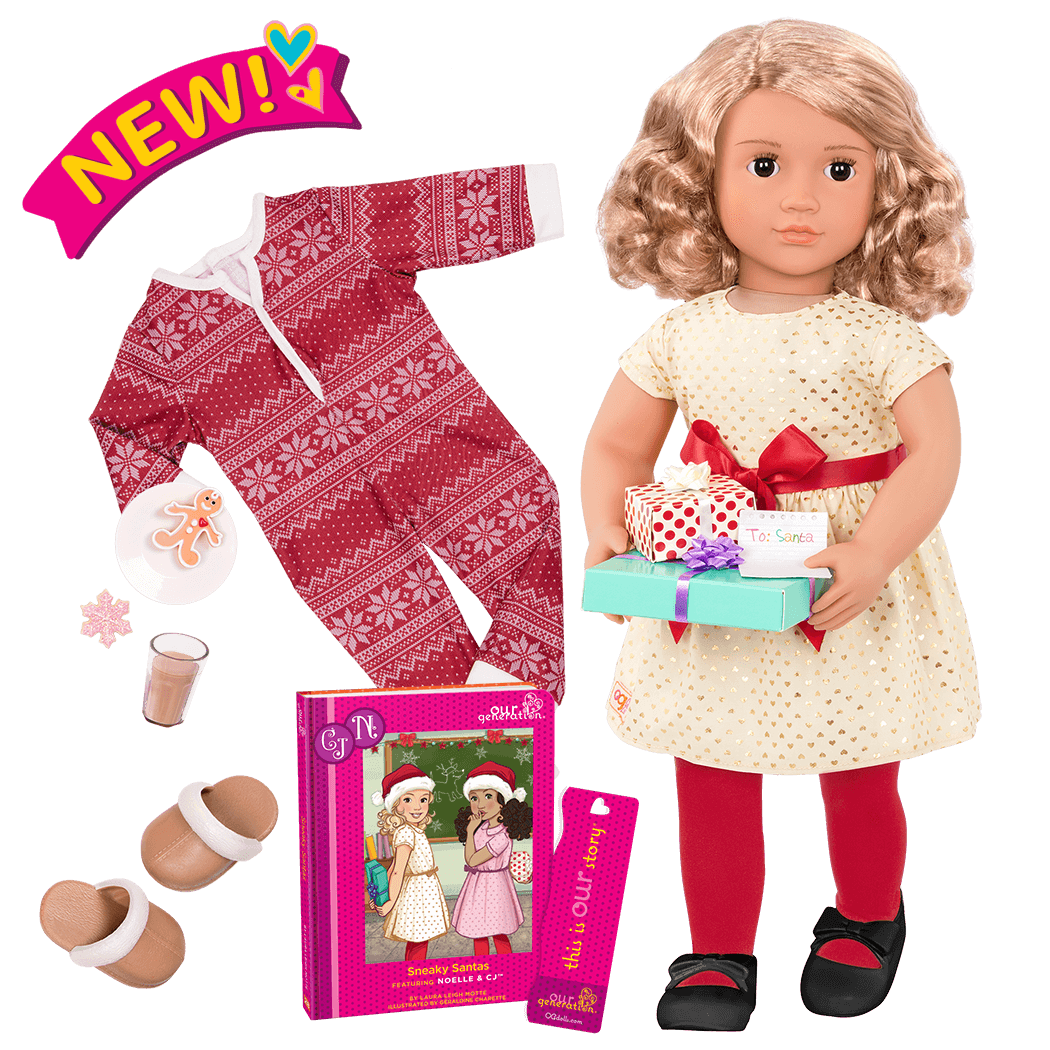 Noelle 18 Inch Deluxe Christmas Doll Our Generation