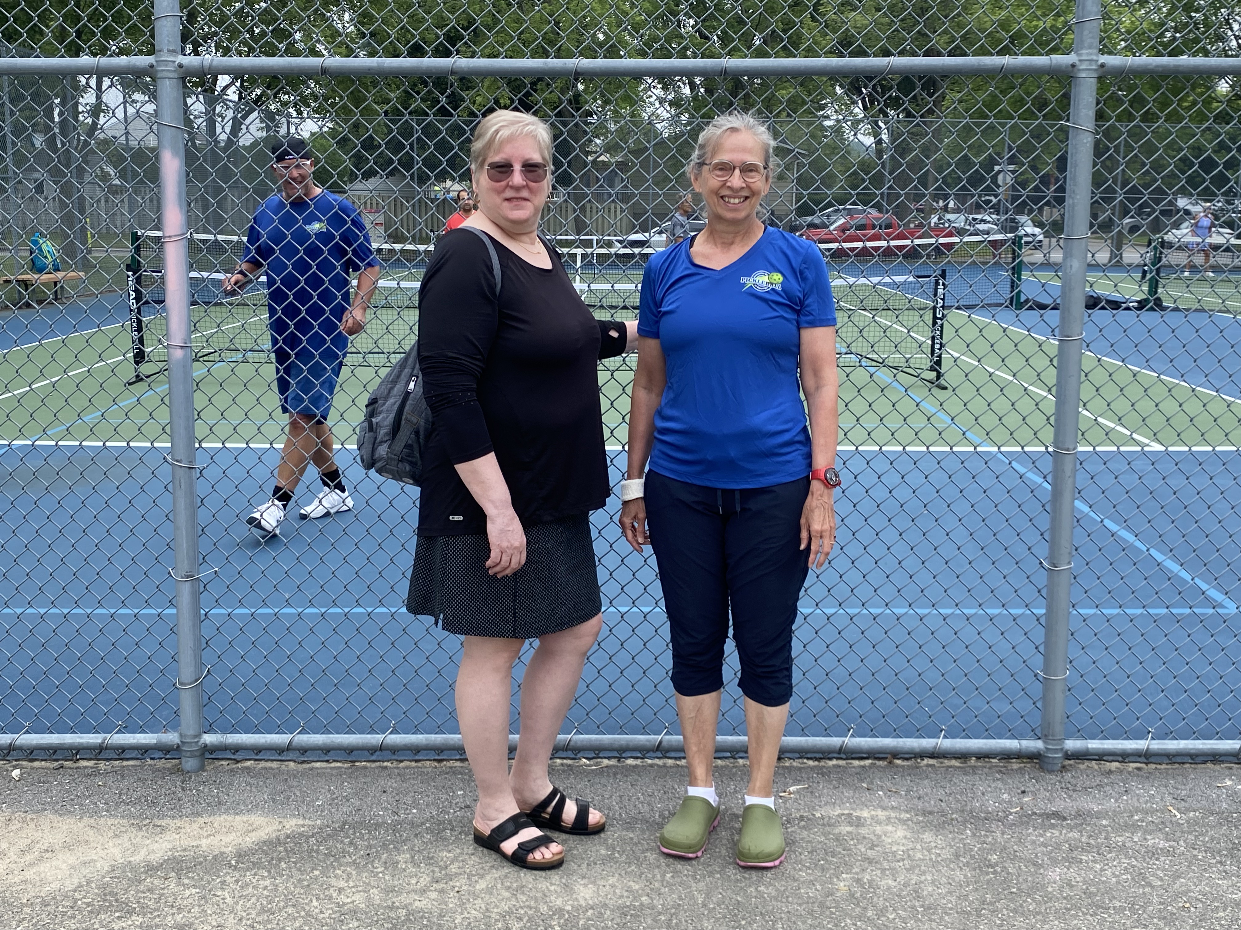 Présidente et secrétaire association pickleball Repentigny