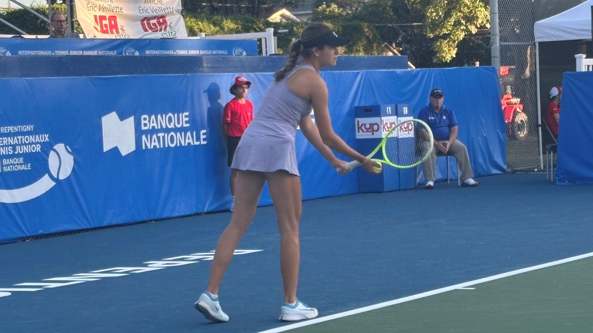 la Canadienne Nadia Lagaev [5] a trimé dur après avoir remporté facilement la première manche. Crédit photo Médialo Pierre Chartier.