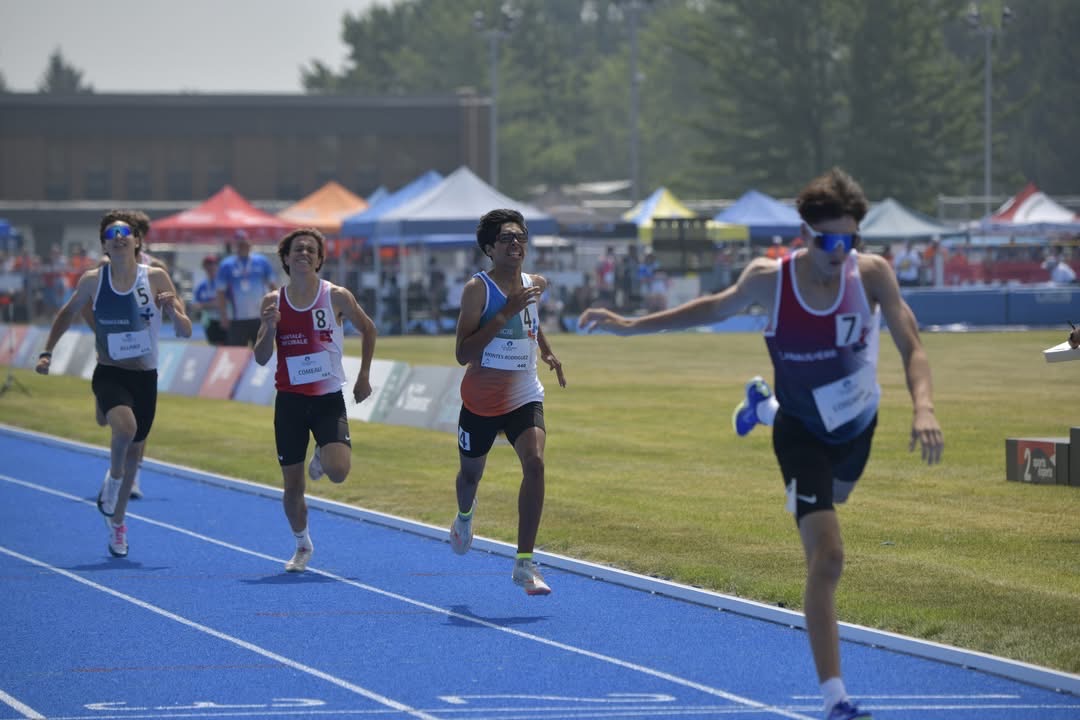 Robi Racine a remporté la médaille de bronze au 2000m steeple