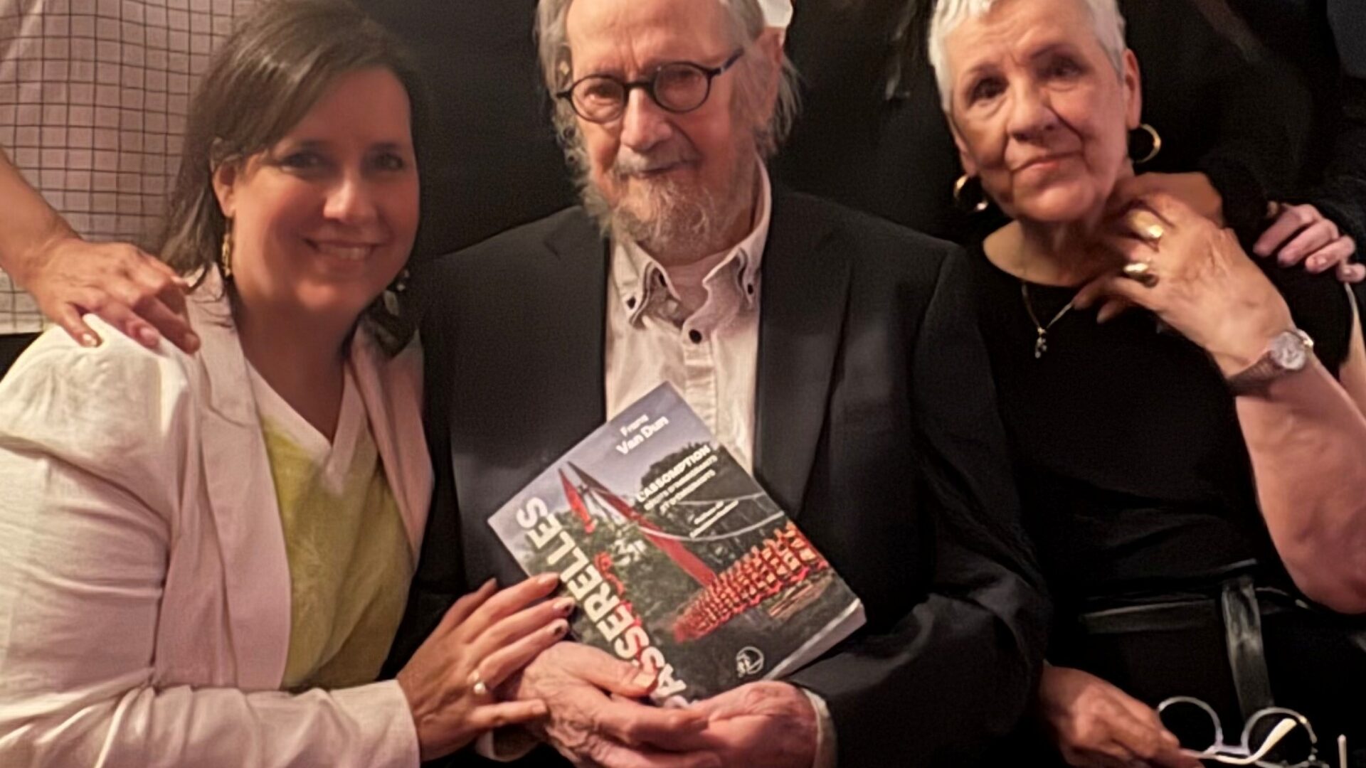 Aïcha Van Dun, Frans Van Dun et Odette Thivierge. (Photo Médialo - Marie-Christine Gaudreau)