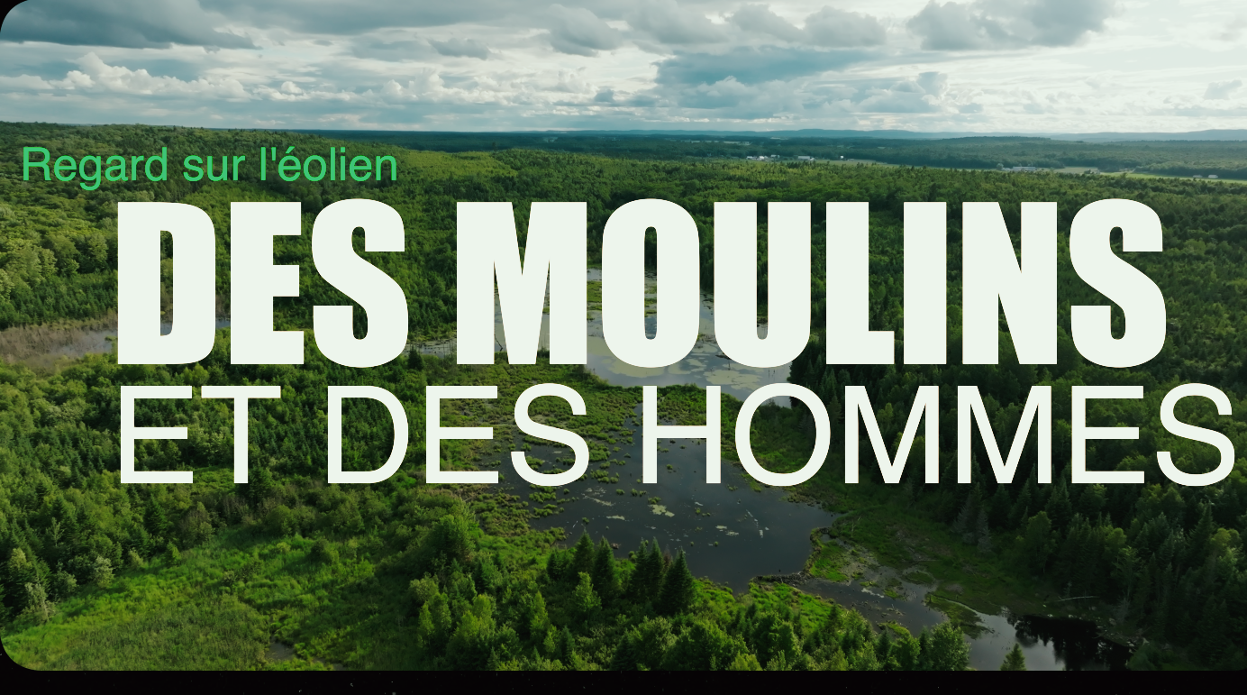 Des éoliennes et des hommes, les vidéos invitent la population à jeter un regard critique sur la filière éolienne. Crédit photo  gracieuseté.