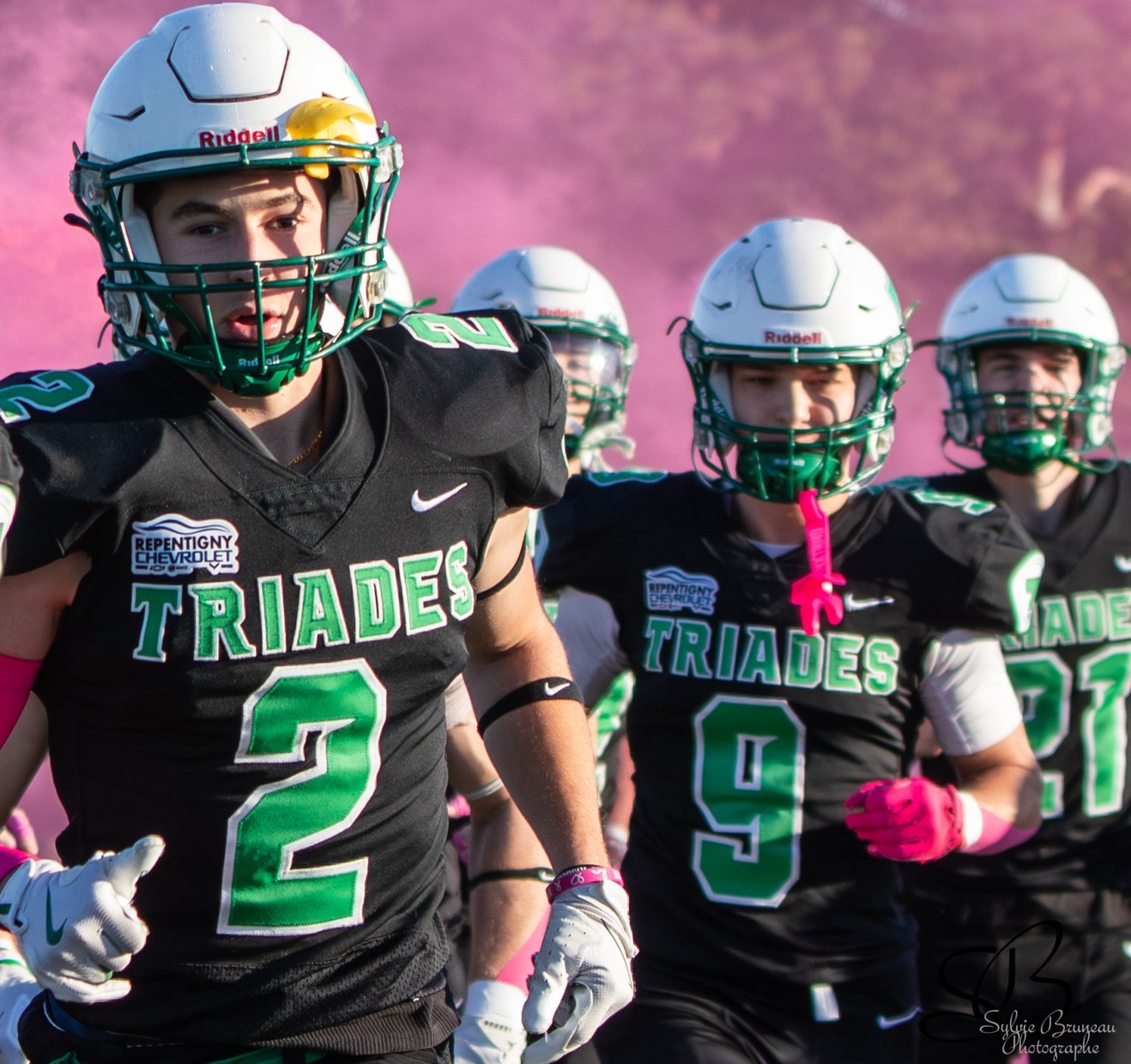En dépit des nombreuses situations difficiles, la défensive des Triades a fait preuve de résilience. Photo gracieuseté Sylvie Bruneau photographe.