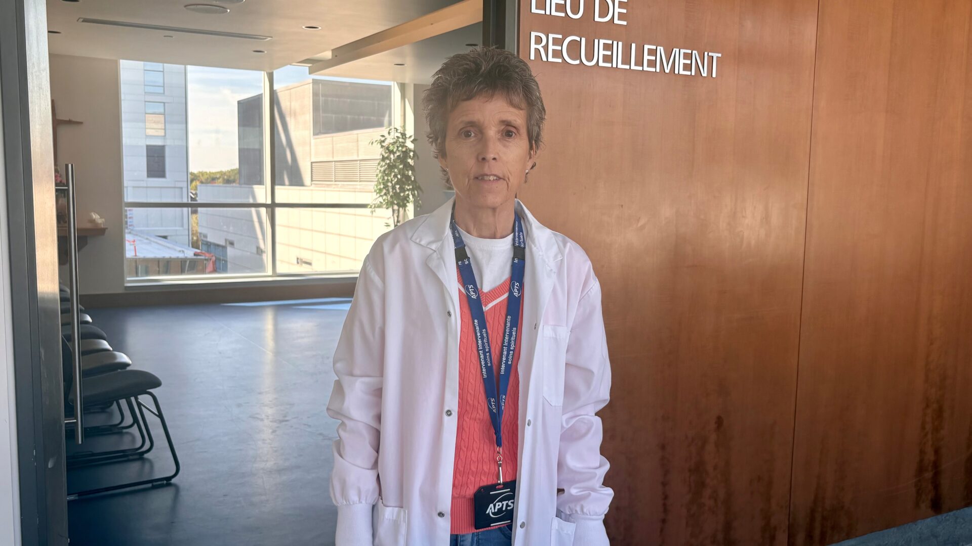 Line Lévesque est intervenante en soins spirituels au CISSS de Lanaudière depuis près de 15 ans. (Photo Médialo - Marie-Christine Gaudreau)