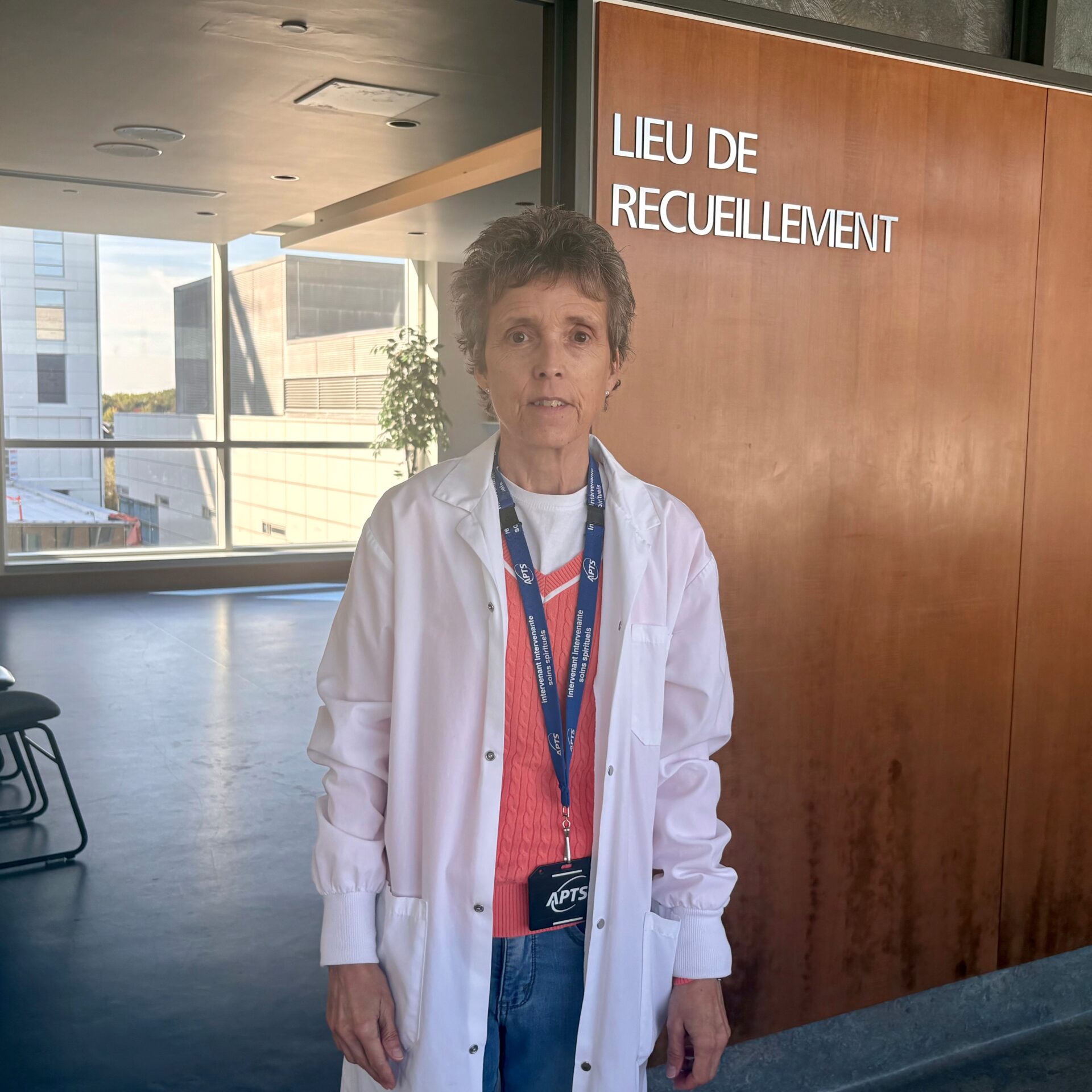 Line Lévesque est intervenante en soins spirituels au CISSS de Lanaudière depuis près de 15 ans. (Photo Médialo - Marie-Christine Gaudreau)