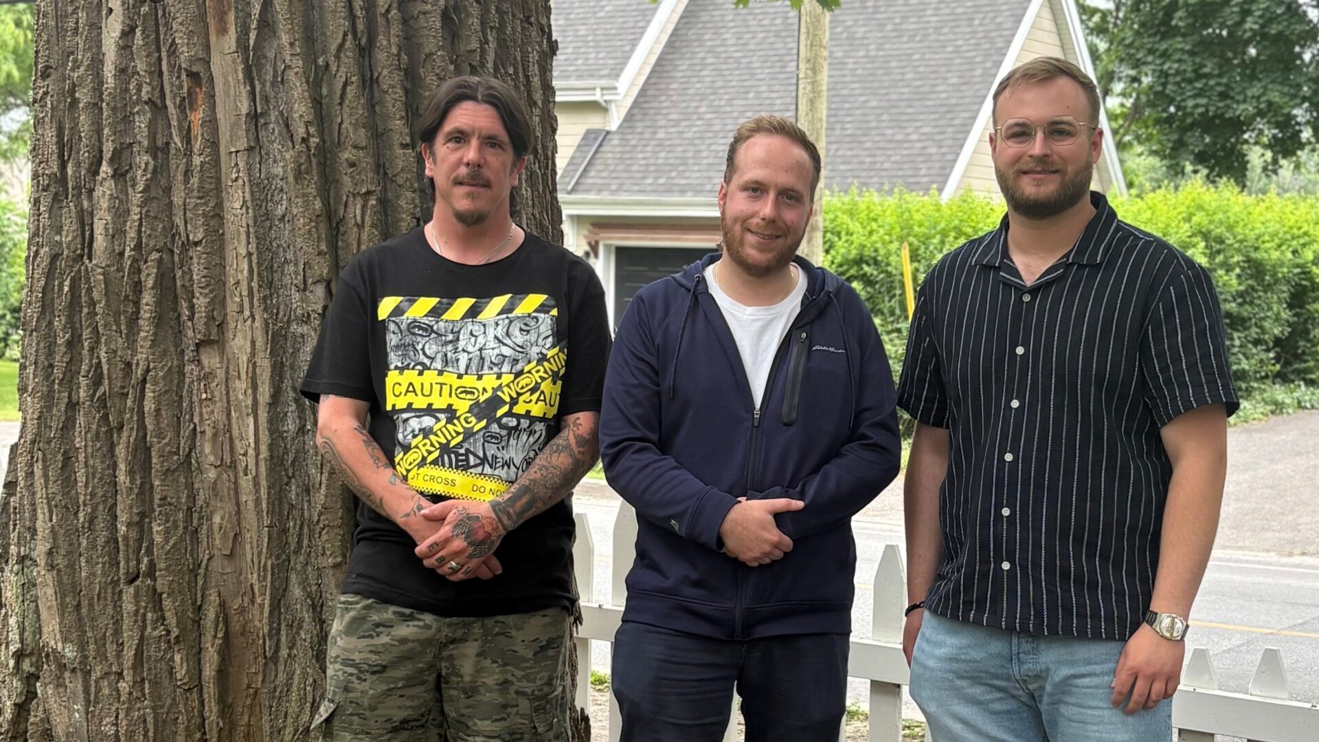 Sébastien Lefebvre, Samuel Long et Cédric Prévost. (Photo Médialo - Marie-Christine Gaudreau)