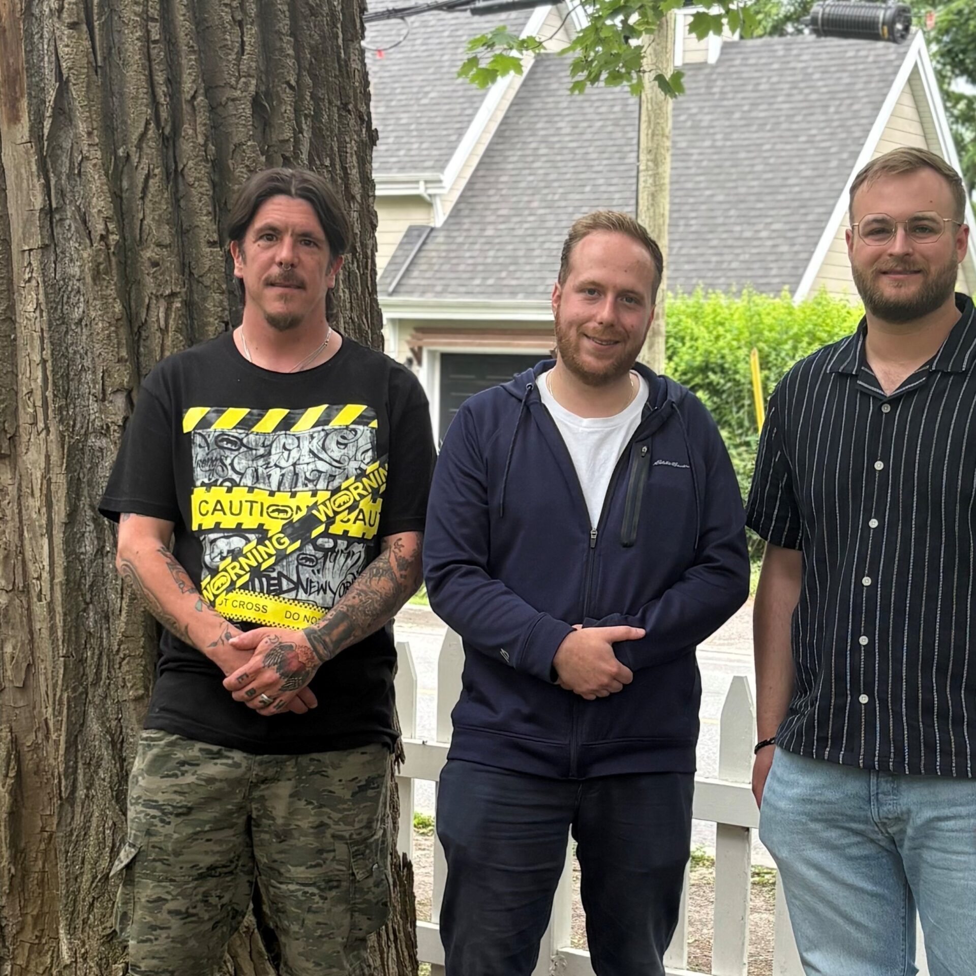 Sébastien Lefebvre, Samuel Long et Cédric Prévost. (Photo Médialo - Marie-Christine Gaudreau)