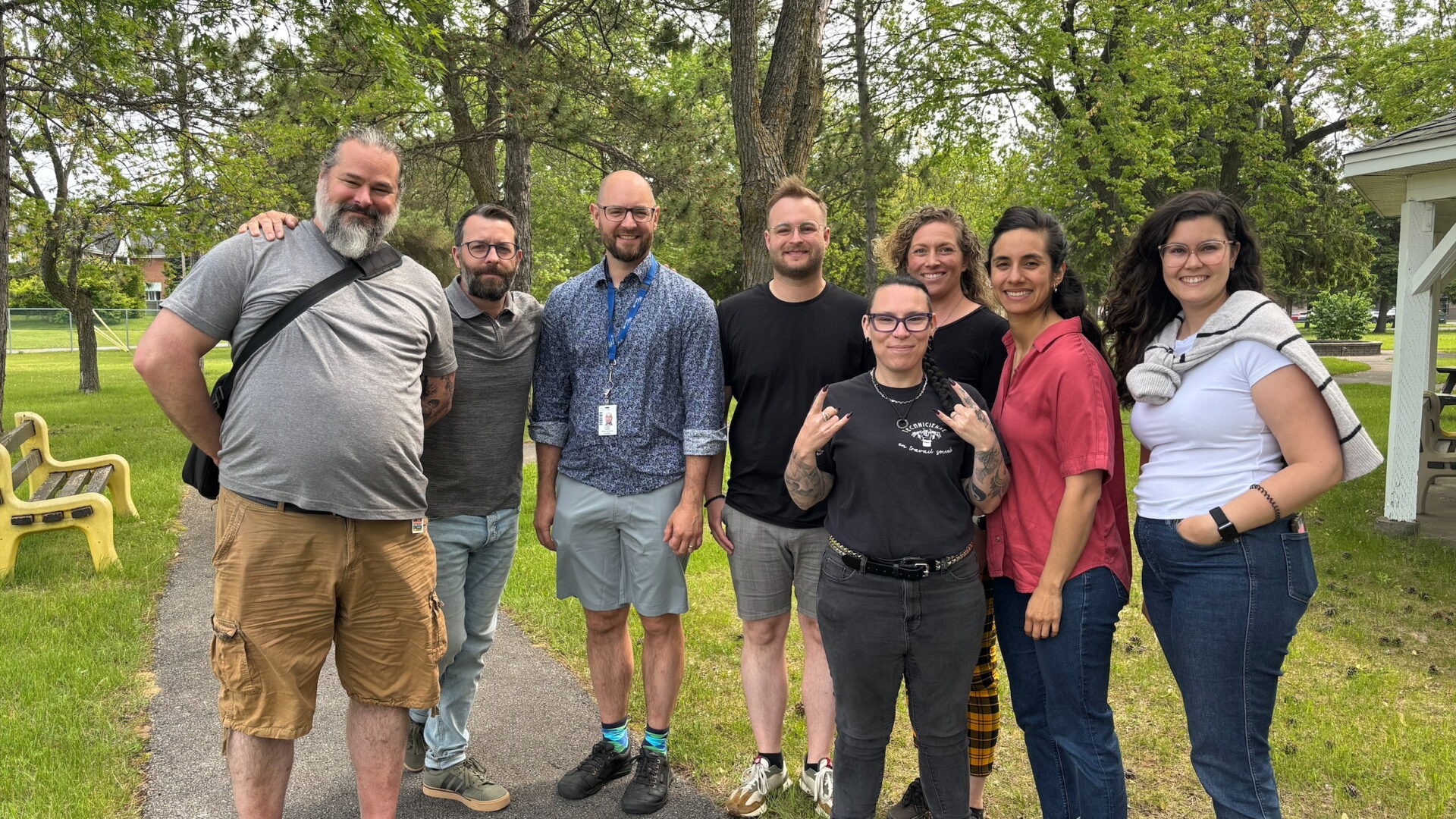 L'équipe spécialisée en itinérance dans Lanaudière du CISSS de Lanaudière.
(Photo gracieuseté)