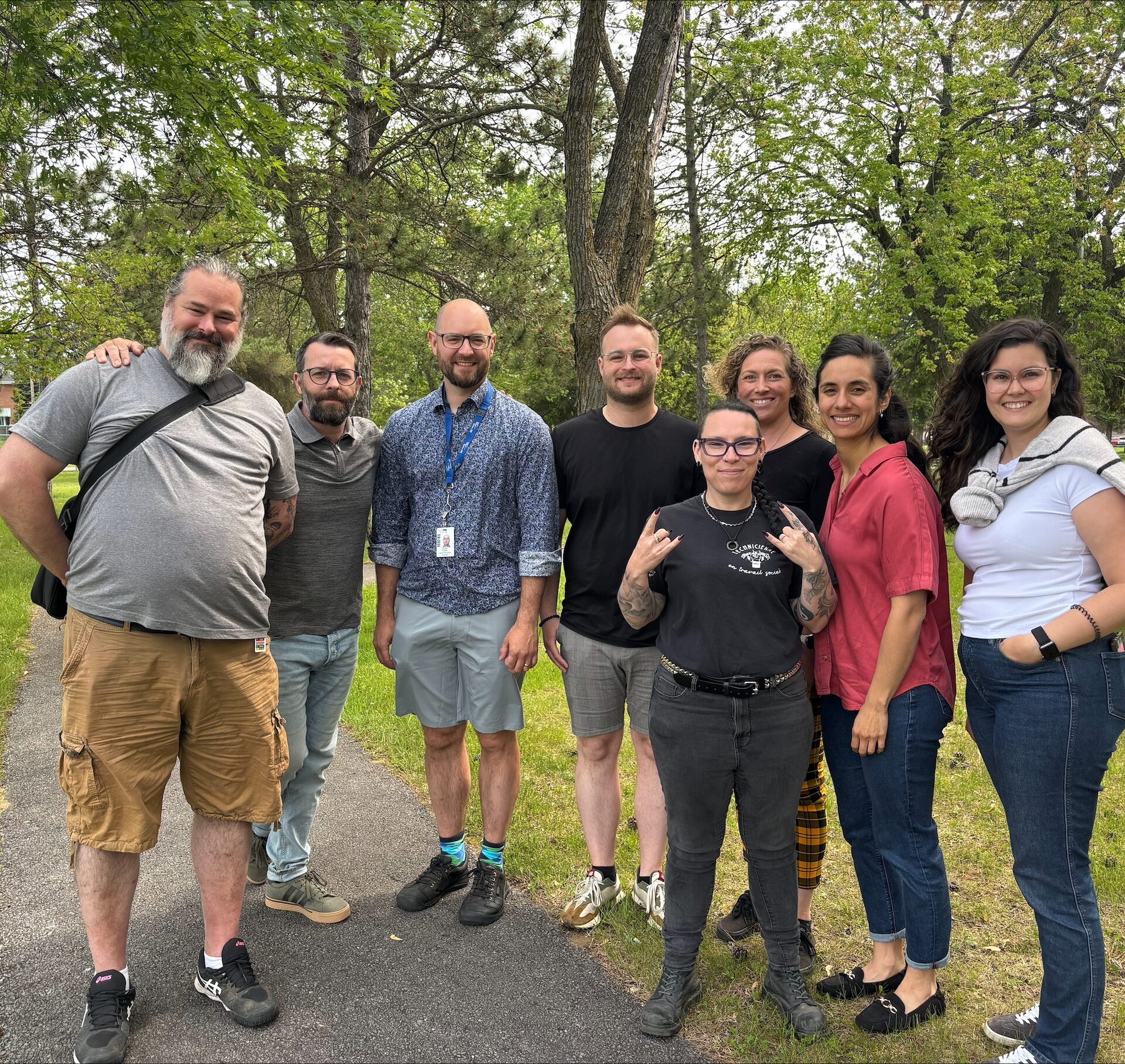 L'équipe spécialisée en itinérance dans Lanaudière du CISSS de Lanaudière.
(Photo gracieuseté)