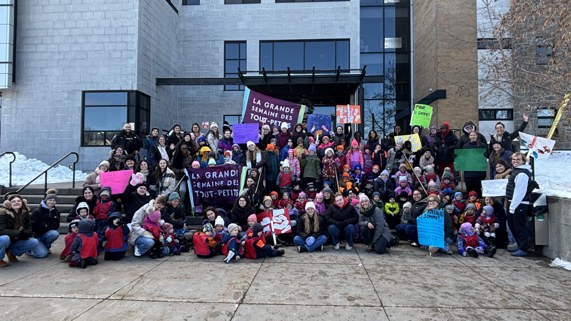 Des activités ont été proposées aux enfants lors de leur arrivée. Photo gracieuseté.