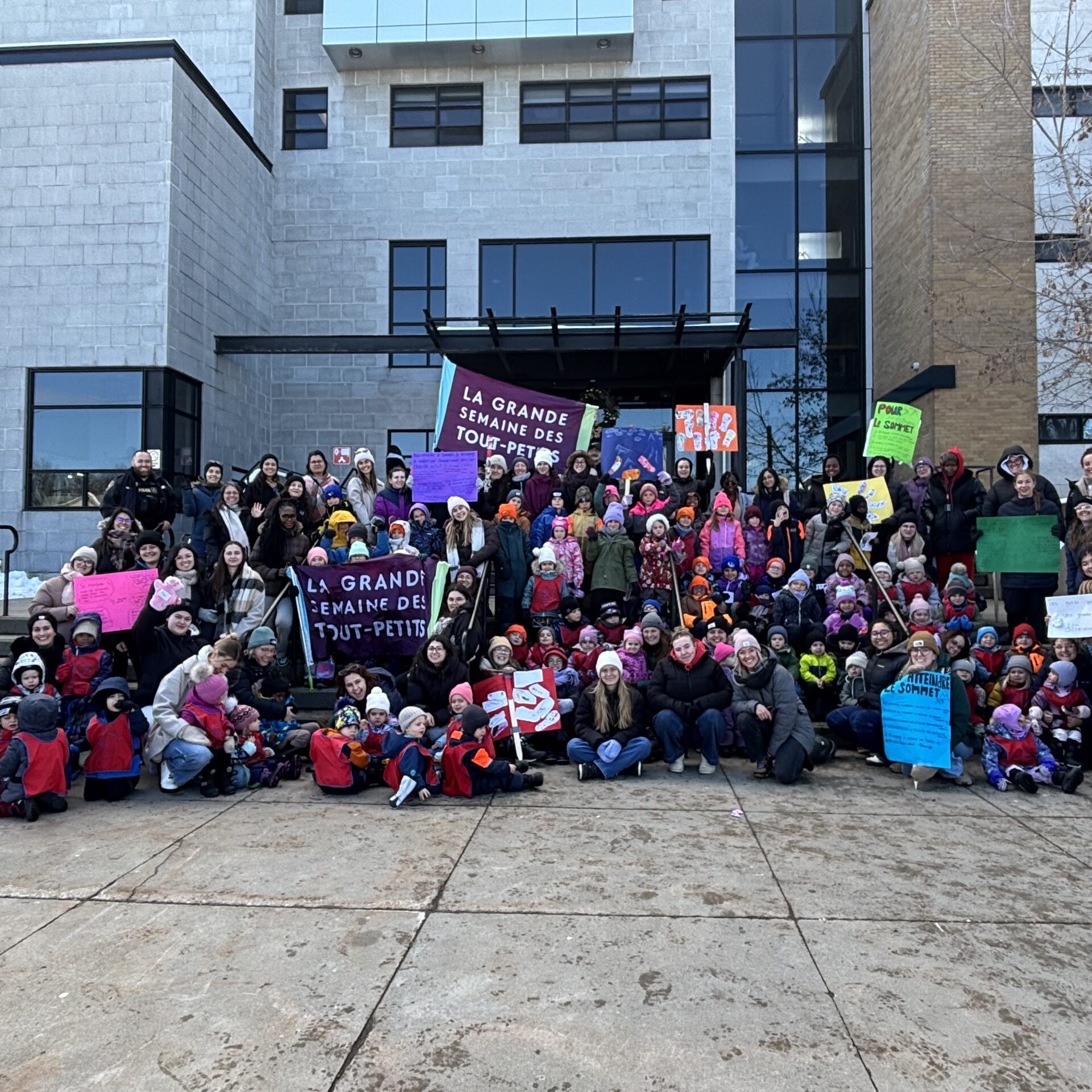 Des activités ont été proposées aux enfants lors de leur arrivée. Photo gracieuseté.