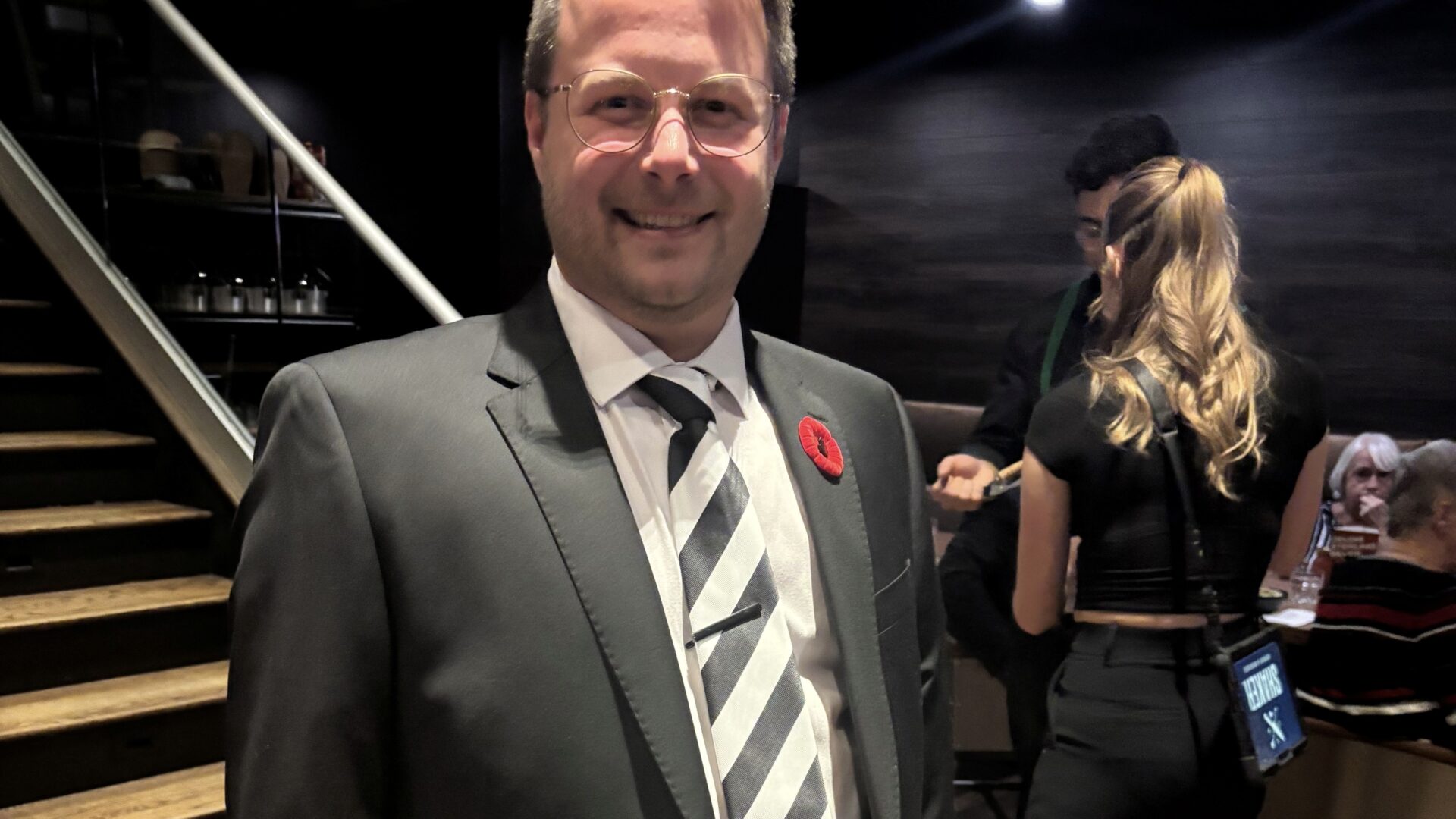 Nicolas Dufour après l'annonce de sa victoire. Photo Médialo Pierre Chartier