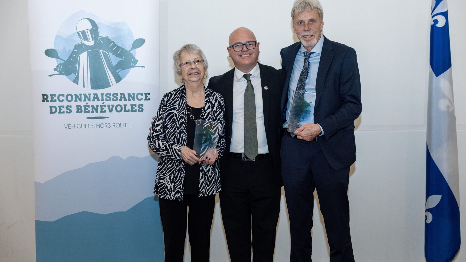 Il s’agit de Michel Henrichon de Saint-Gabriel-de-Brandon (et  Colette Larose du club de L’Assomption. Photo gracieuseté Ministère des Transports et de la Mobilité durable.

