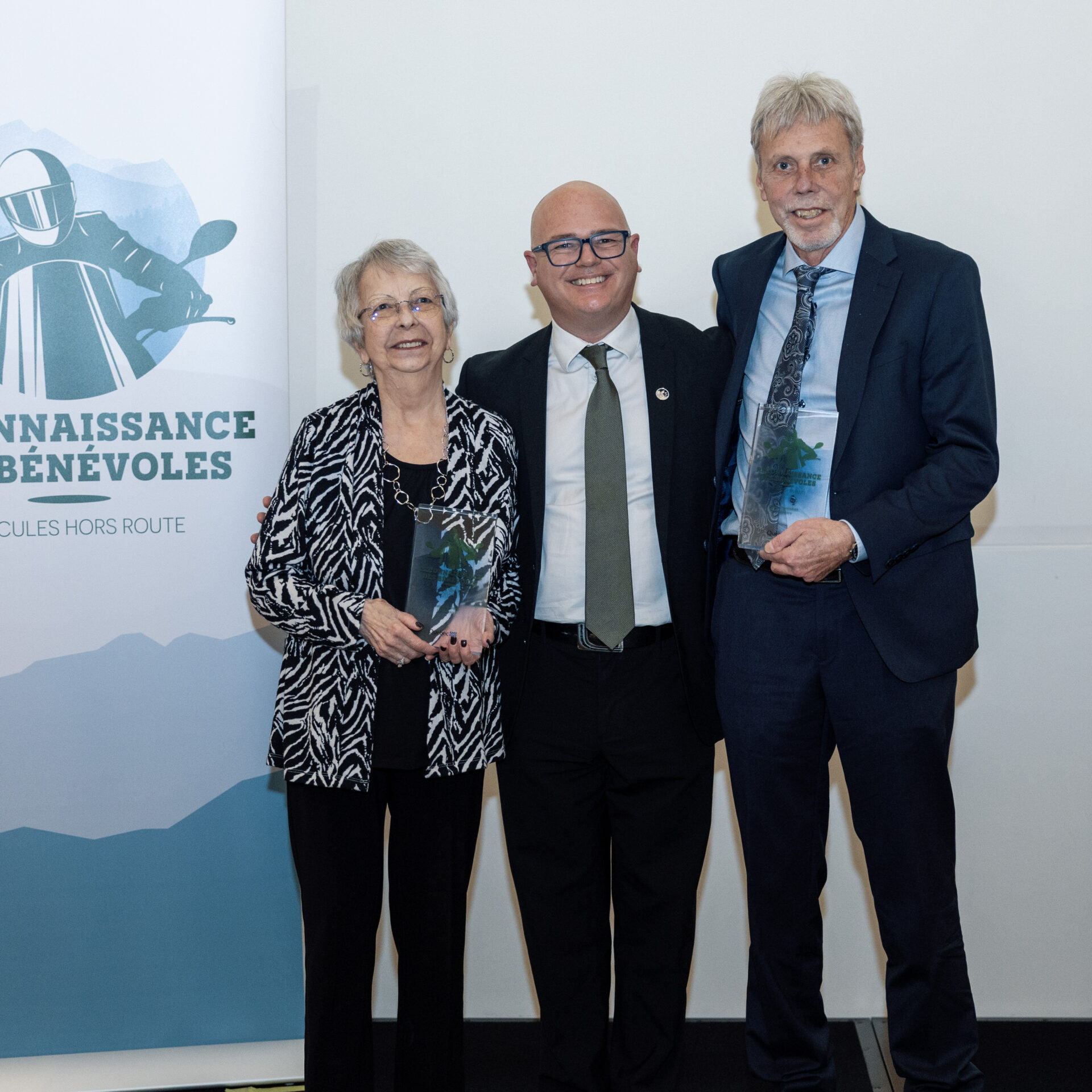 Il s’agit de Michel Henrichon de Saint-Gabriel-de-Brandon (et  Colette Larose du club de L’Assomption. Photo gracieuseté Ministère des Transports et de la Mobilité durable.

