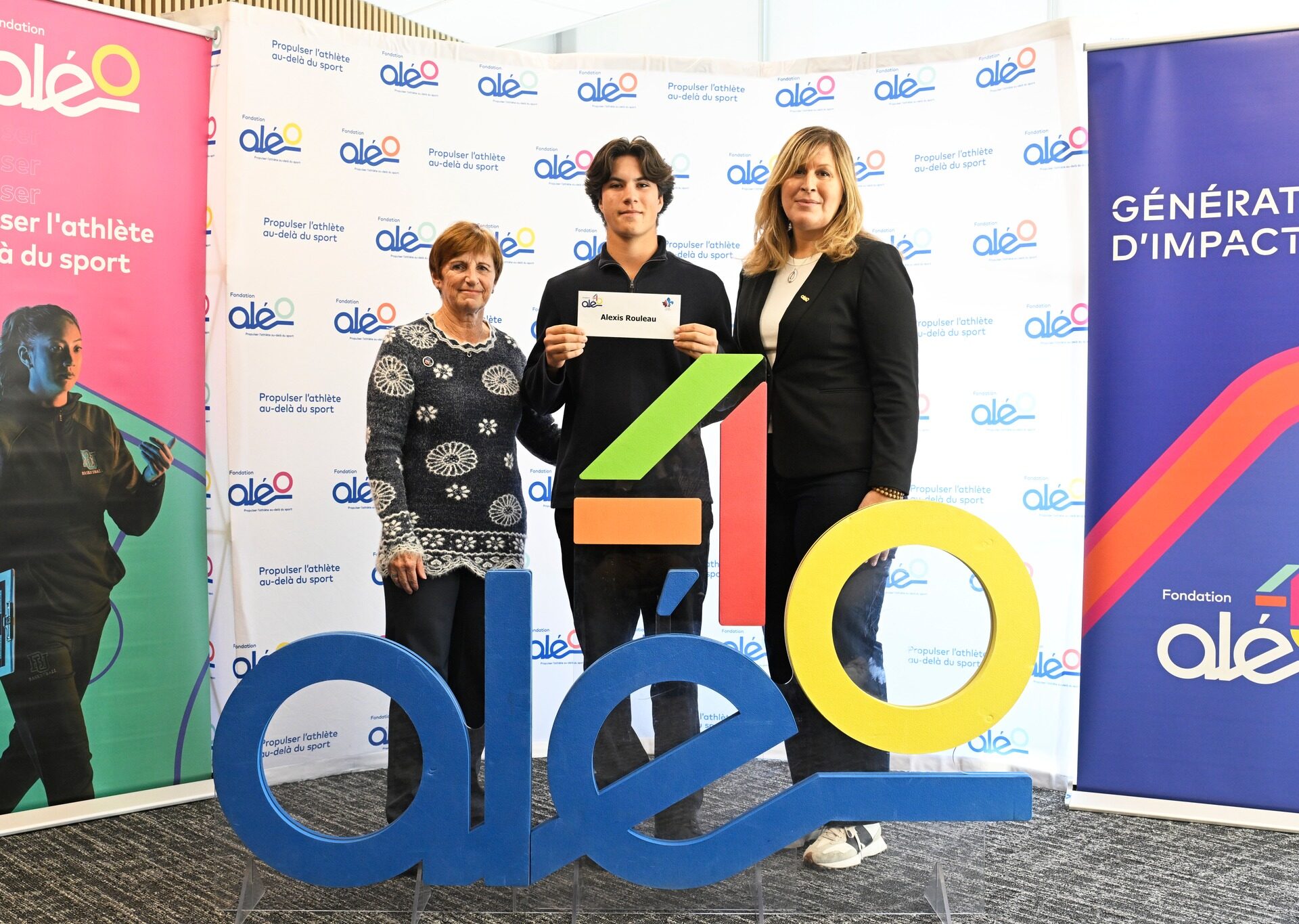 Une bourse pour le jeune Alexis Rouleau. Photo gracieuseté.

