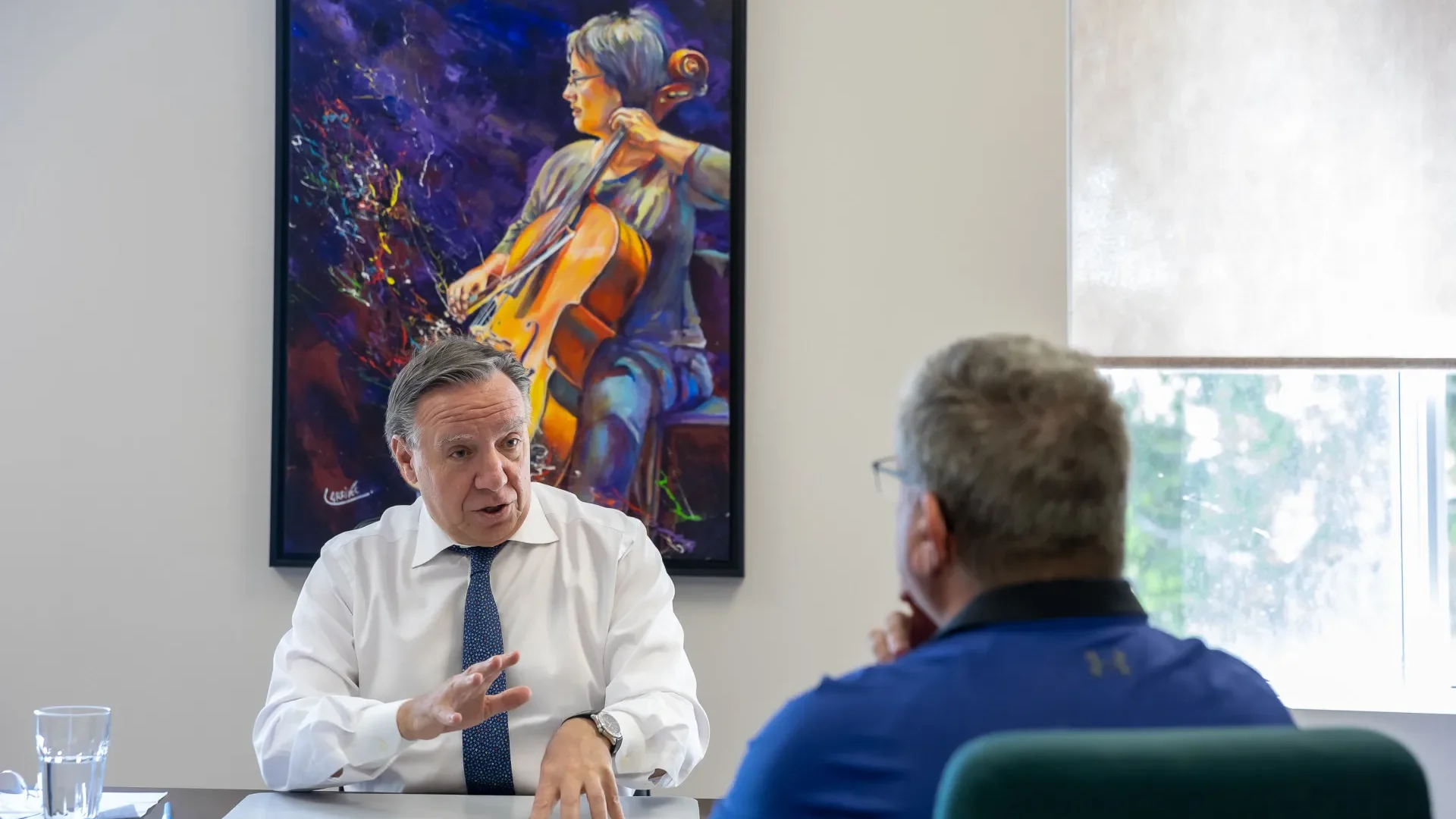 Le premier ministre du Québec démissionne de son poste. Photo Médialo Caroline Babin.