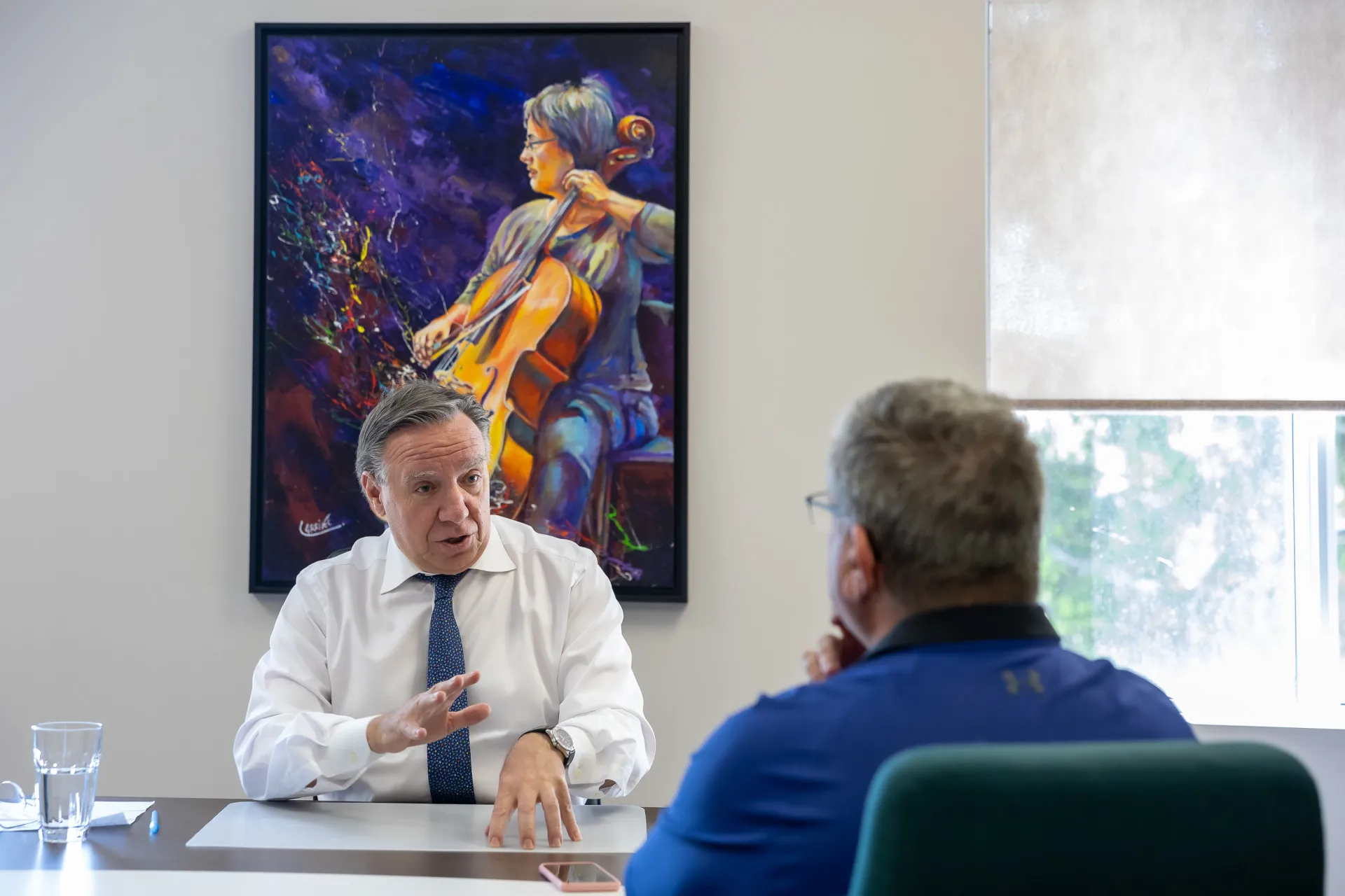 Le premier ministre du Québec démissionne de son poste. Photo Médialo Caroline Babin.