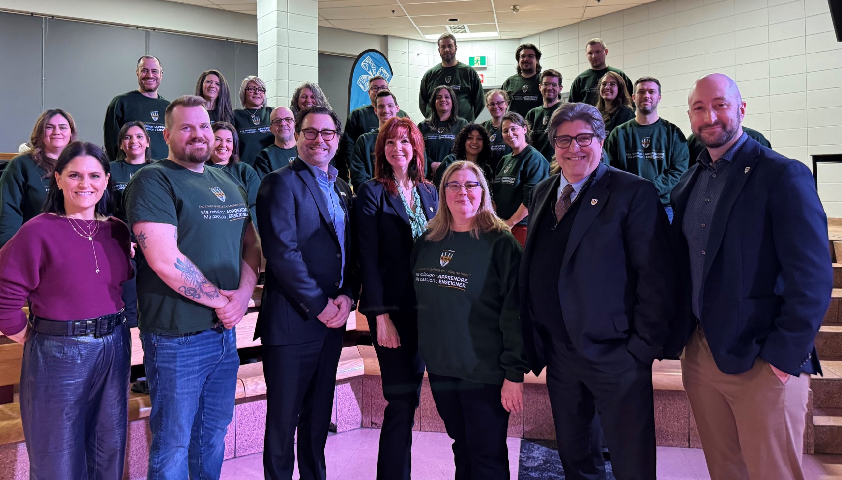 Vingt-cinq étudiants suivent actuellement la formation mise en place conjointement par l'UQTR et le CSSDA. (Photo gracieuseté) 