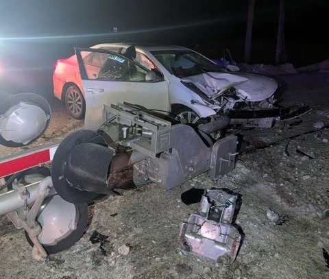 Un délit de fuite à L'Assomption. Photo gracieuseté.