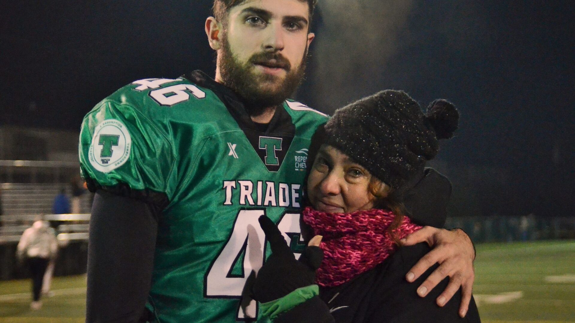 Sylvie Bruneau et son fils. Photo gracieuseté.