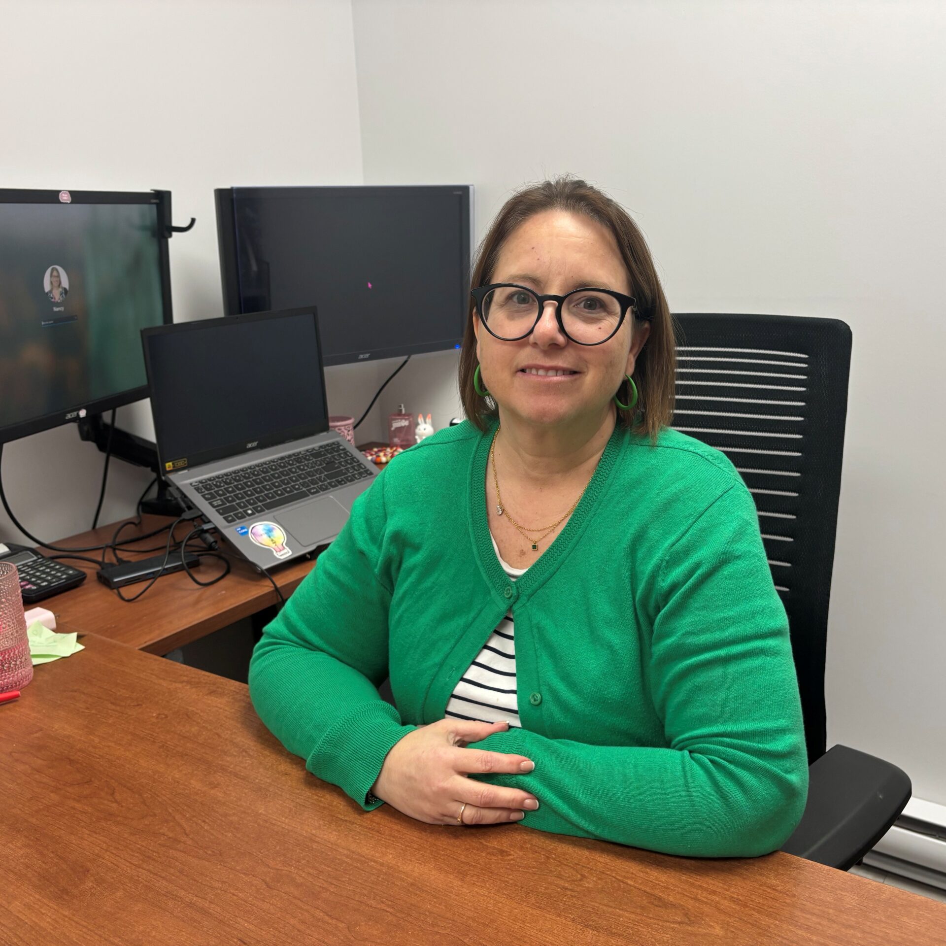 Pour Nancy Juneau, l’organisme Les Amis de la déficience de la MRC de L’Assomption joue un rôle majeur dans le secteur. Photo Médialo - Pierre Chartier.