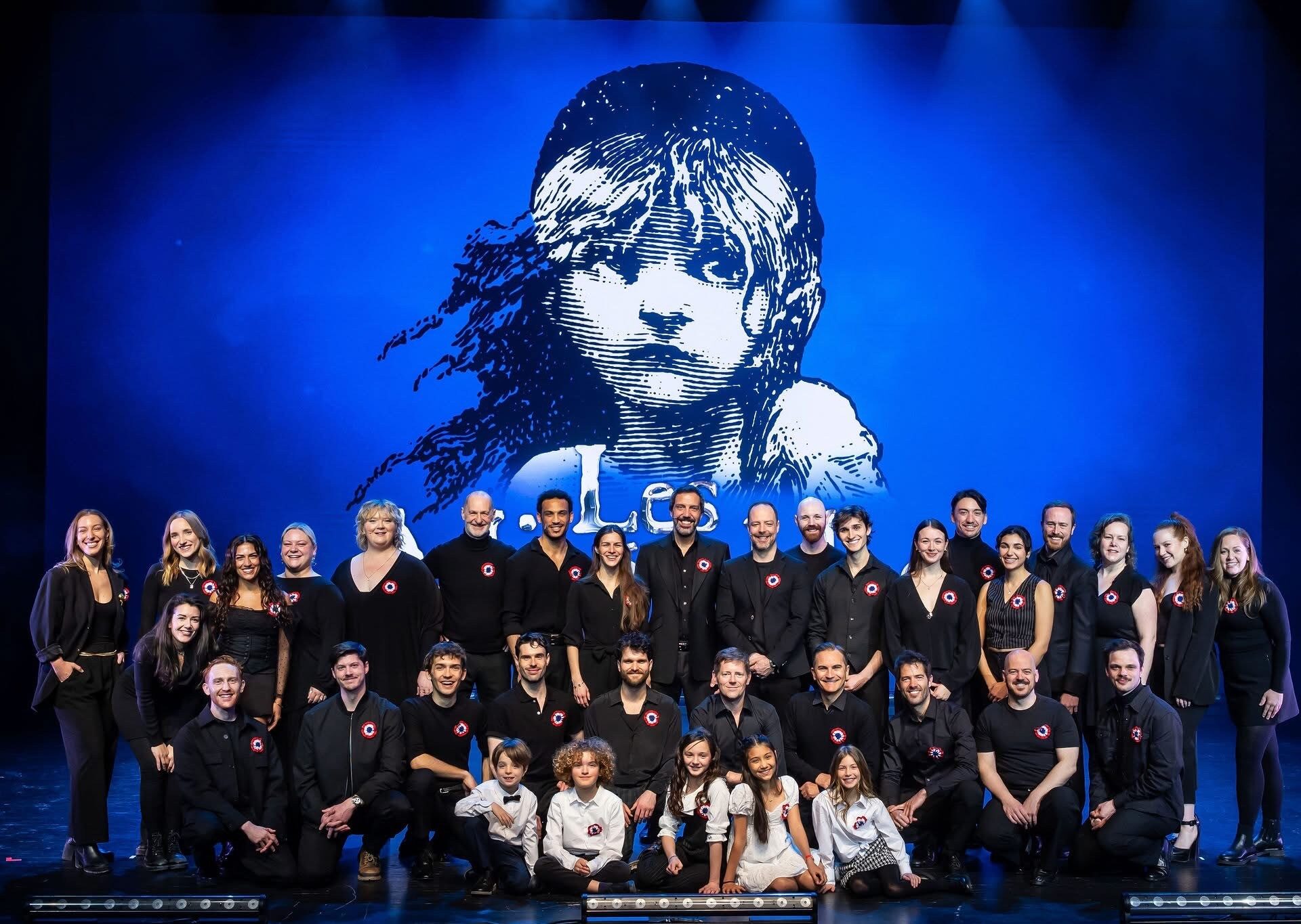 La distribution de la comédie musicale Les Misérables qui sera présentée cet été à Montréal et Québec. (Photo gracieuseté)