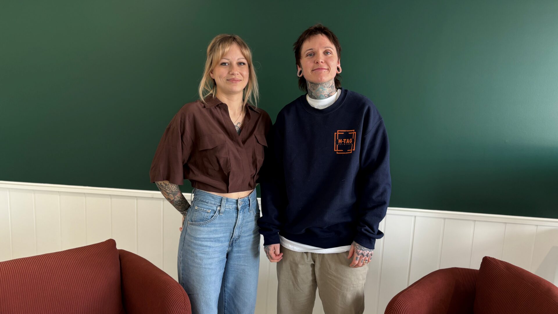 Gaëlle Berthelot et Jennifer Desmarais.  (Photo Médialo - Marie-Christine Gaudreau) 