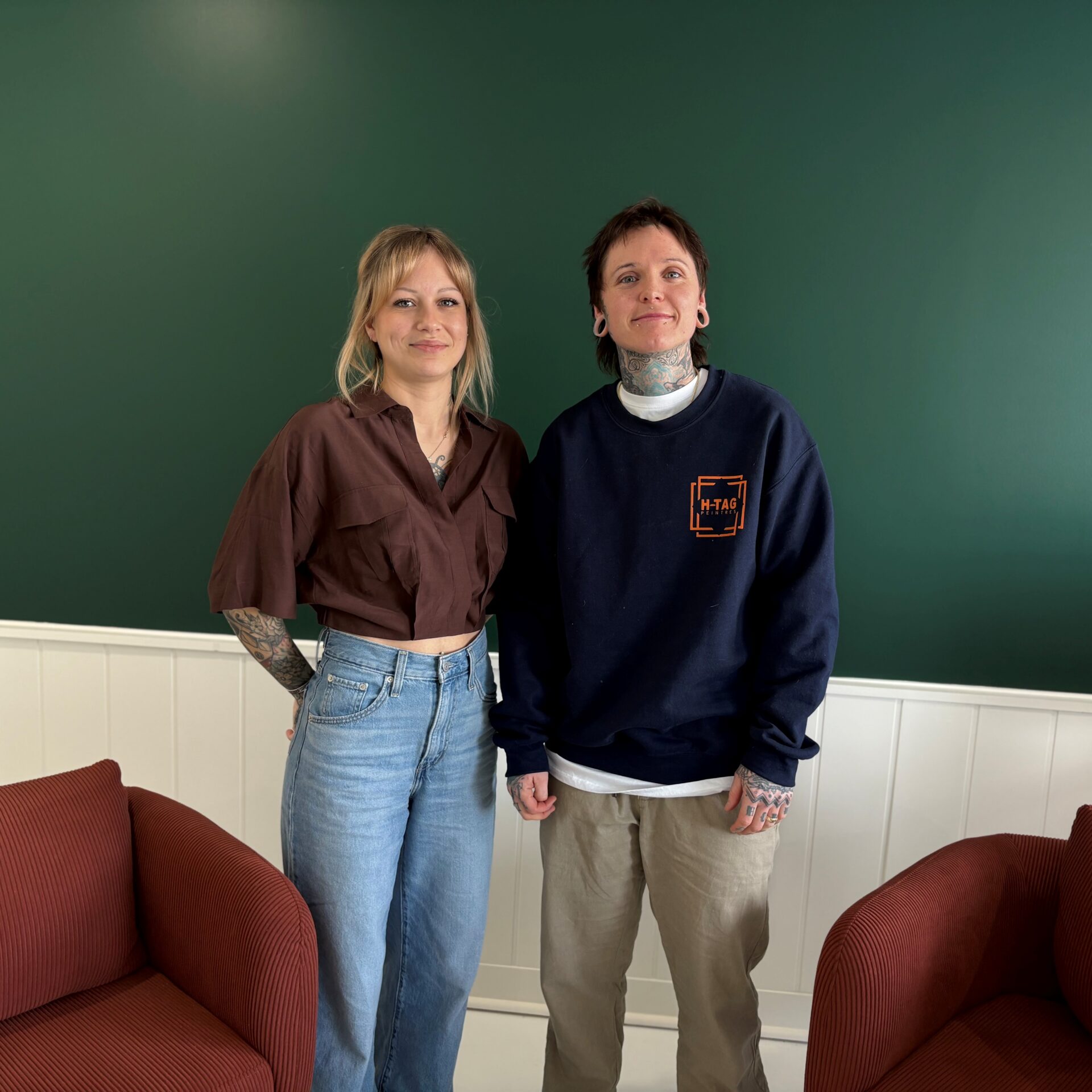 Gaëlle Berthelot et Jennifer Desmarais.  (Photo Médialo - Marie-Christine Gaudreau) 