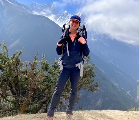 Nancy Fiset à L'Everest. Photo gracieuseté Nancy Fiset.