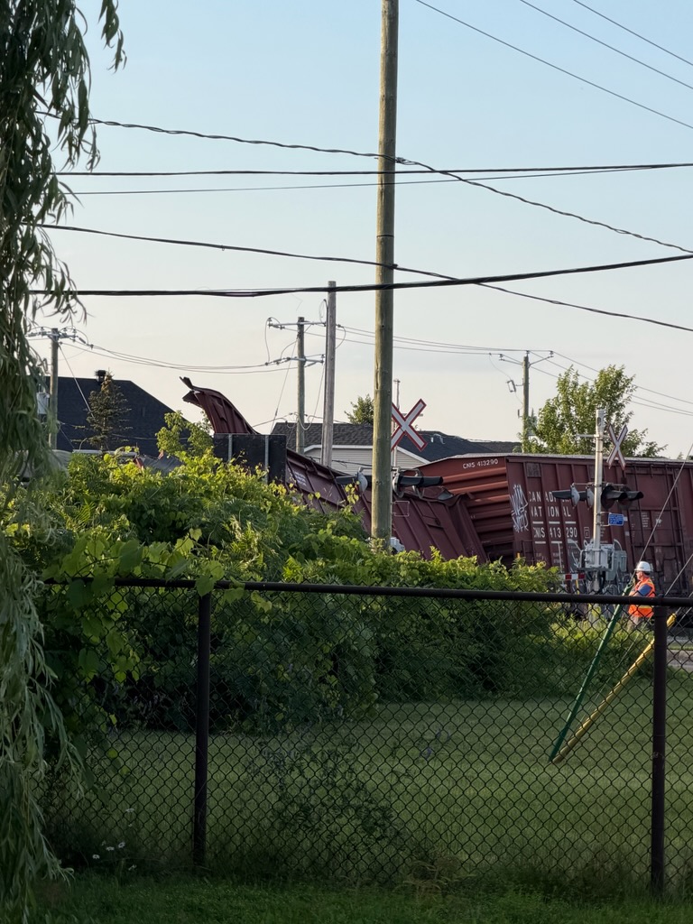 un train déraille à legardeur à repentigny