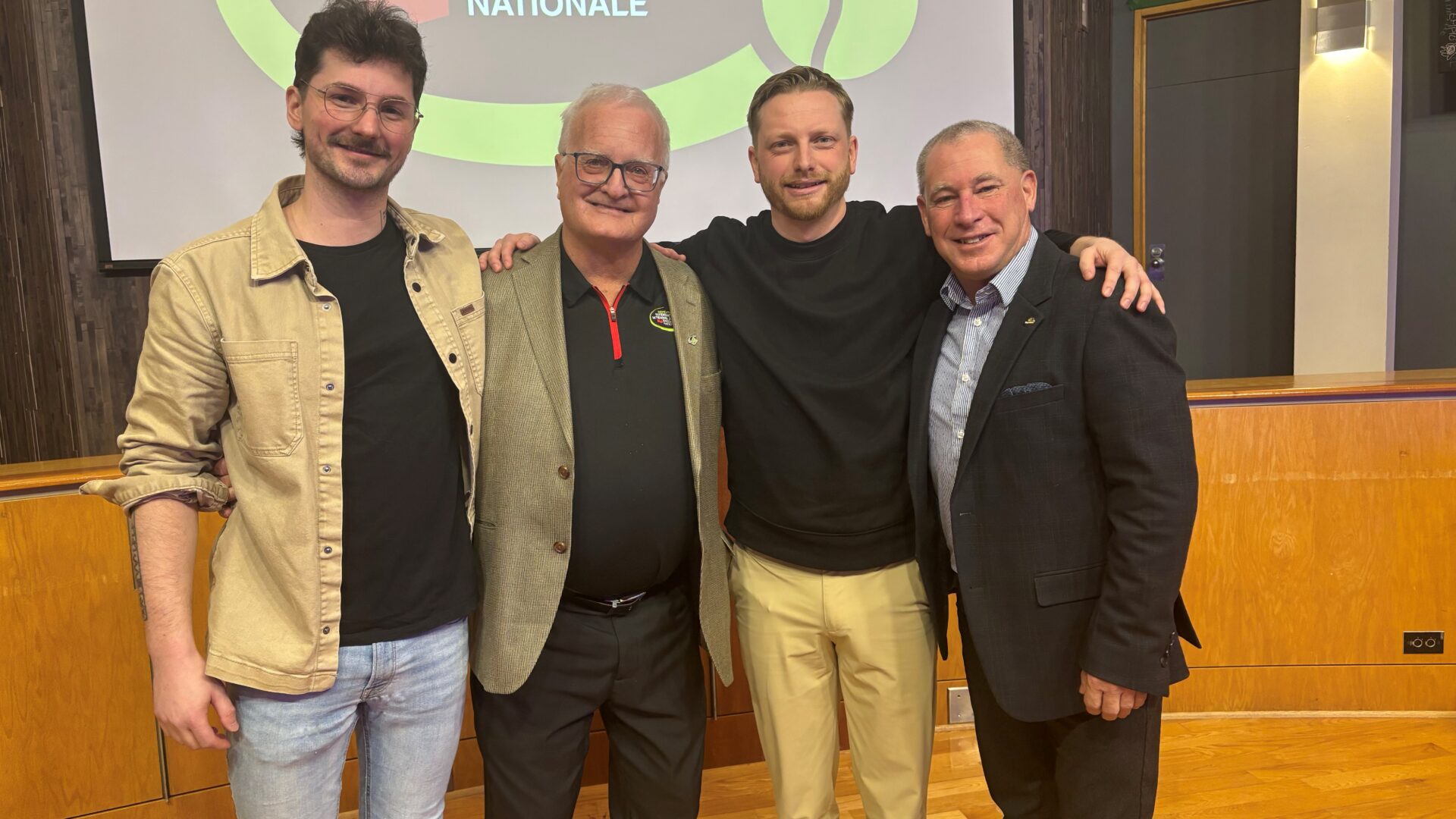 Les internationaux de tennis junior Banque Nationale au parc Larochelle à Repentigny. Photo gracieuseté