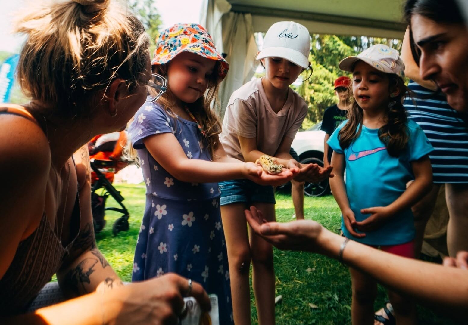 Des enfants s'amusent à Mon festival. Photo gracieuseté
