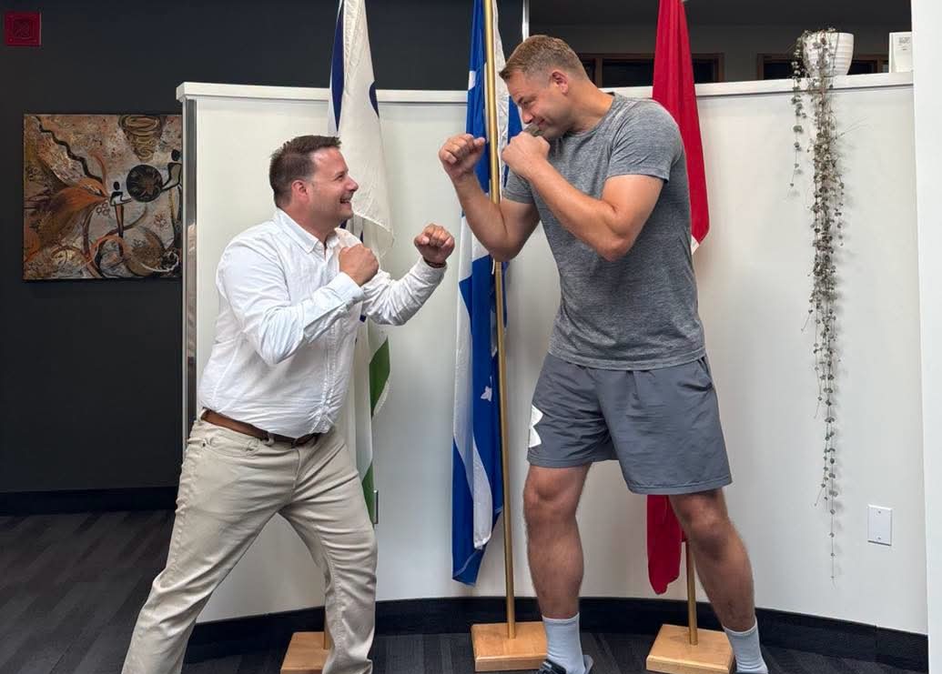 Les boxeurs du club l'Envol en vedette à  Repentigny. Photo gracieuseté.