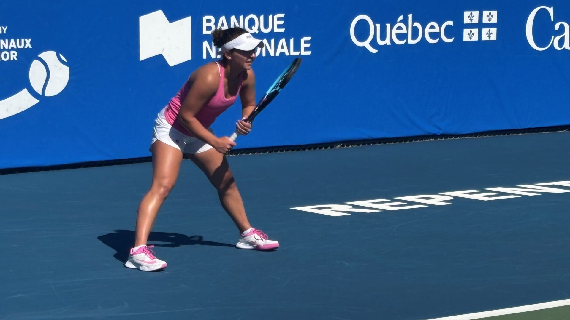 Ève Thibault a remporté son match. Photo Médialo Pierre Chartier.