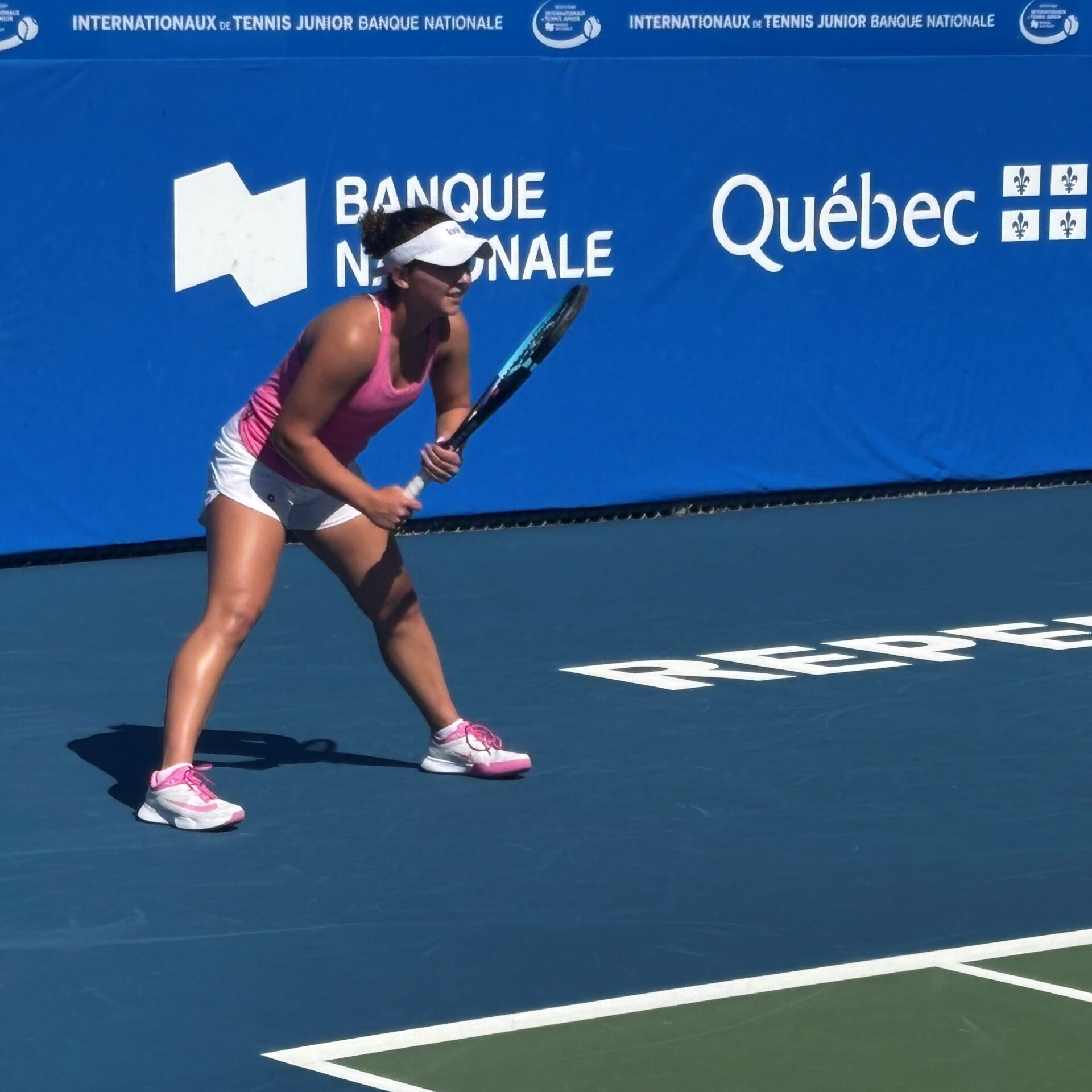 Ève Thibault a remporté son match. Photo Médialo Pierre Chartier.