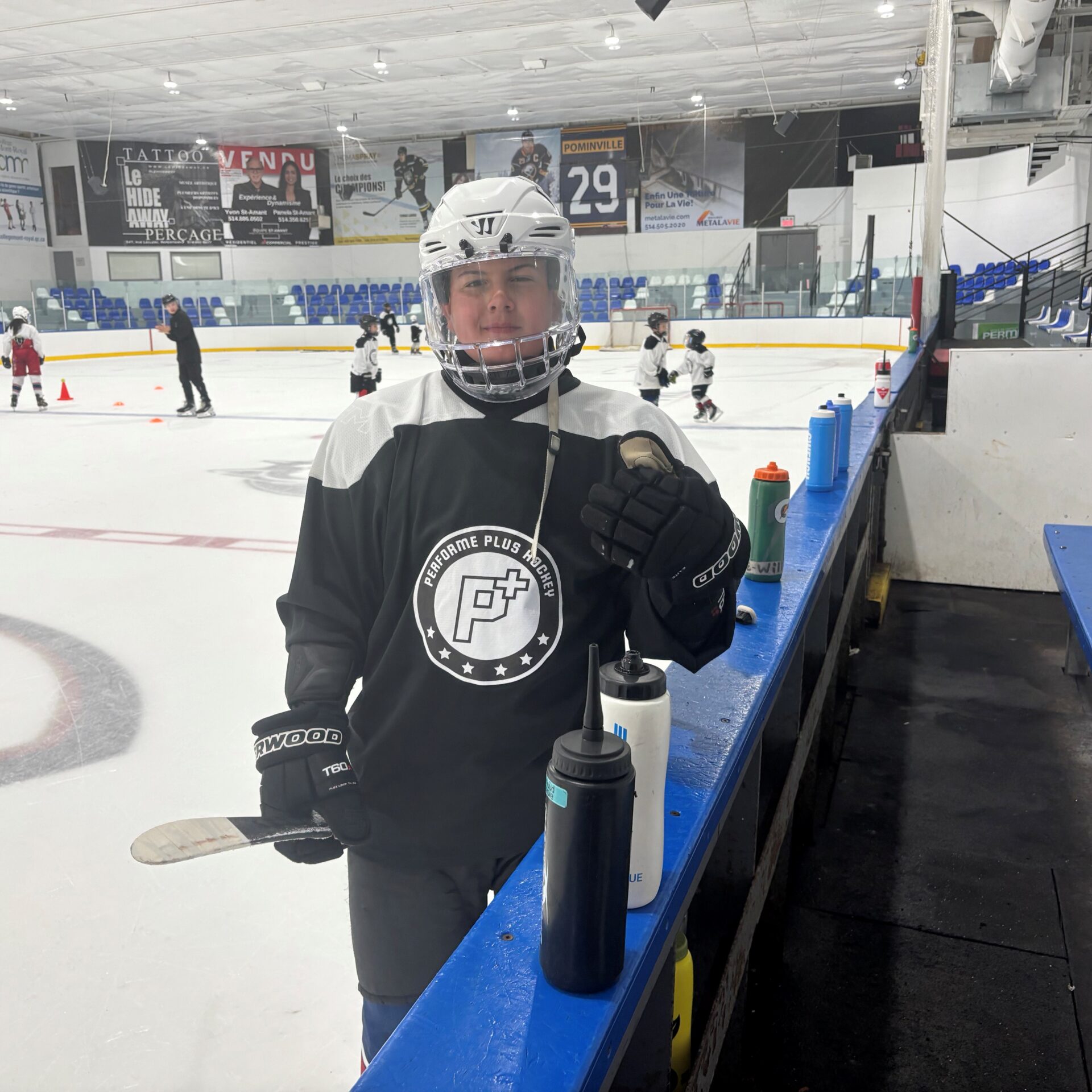 Des travaux importants à l'aréna de Repentigny. Photo Médialo Pierre Chartier.